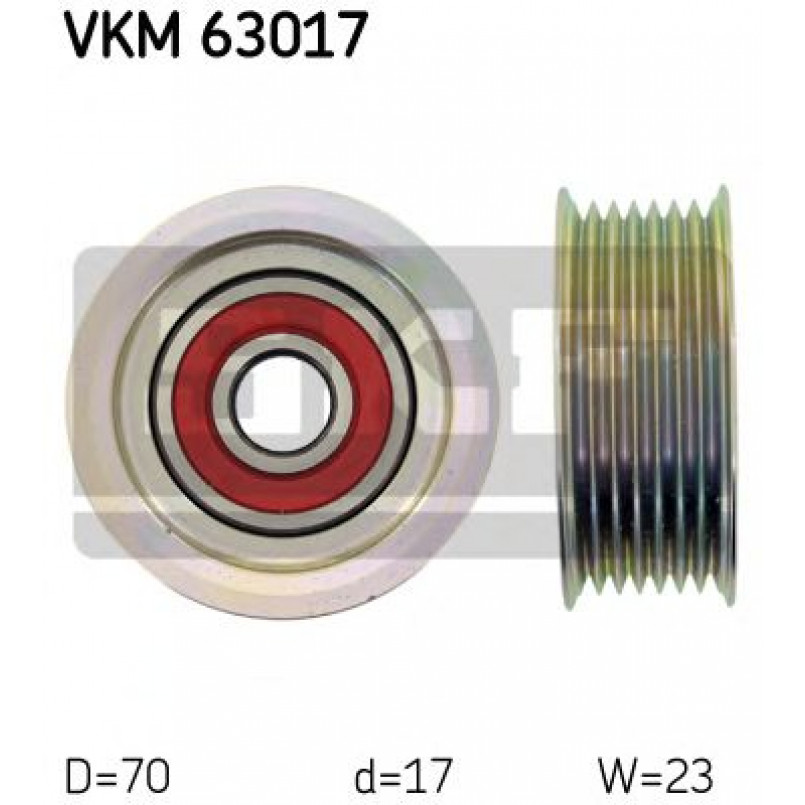 VKM 63017 SKF Обводний ролик